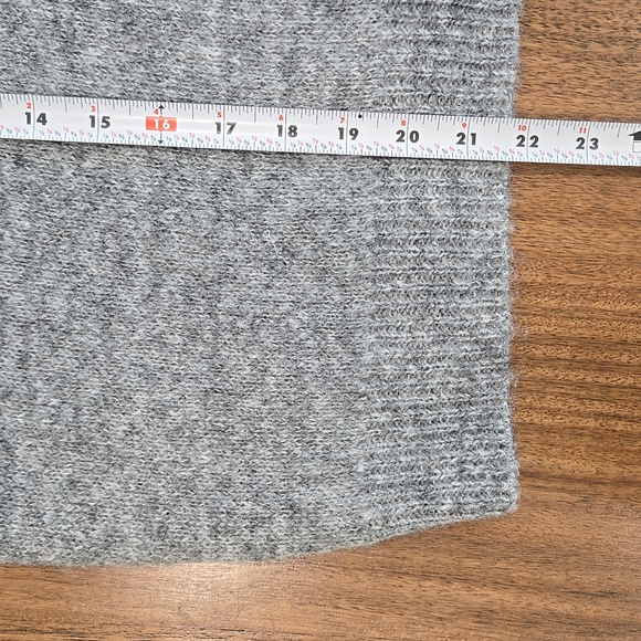 Carly Jean Los Angeles Gray V-Neck Sweater Vest - Picture 4 of 15